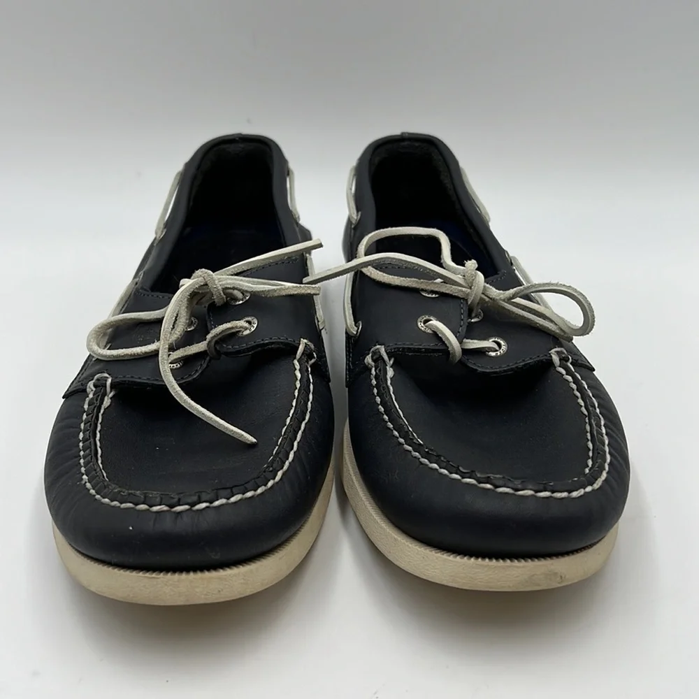 Sperry Top Sider Blue Leather Boat Shoe